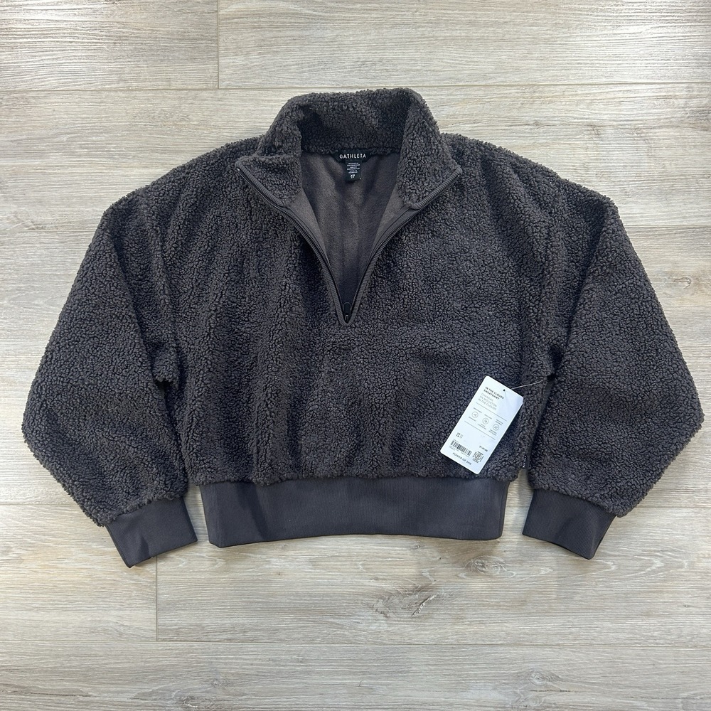ATHLETA In the Clouds Sweatshirt Women's Size US XS Truffle Cozy Athletic